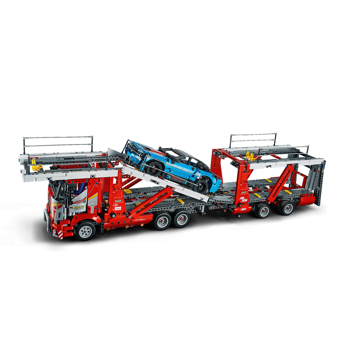 LEGO Model Car Transporter Truck 2493 Piece Block Building Toy Set (Open Box)