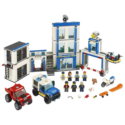 LEGO City 60246 Toy Police Station Block Building Set Playset with 7 Minifigures