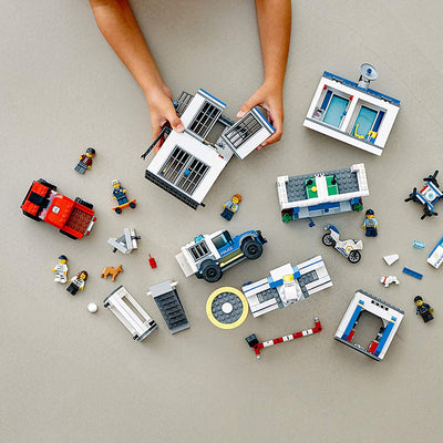 LEGO City 60246 Toy Police Station Block Building Set Playset with 7 Minifigures