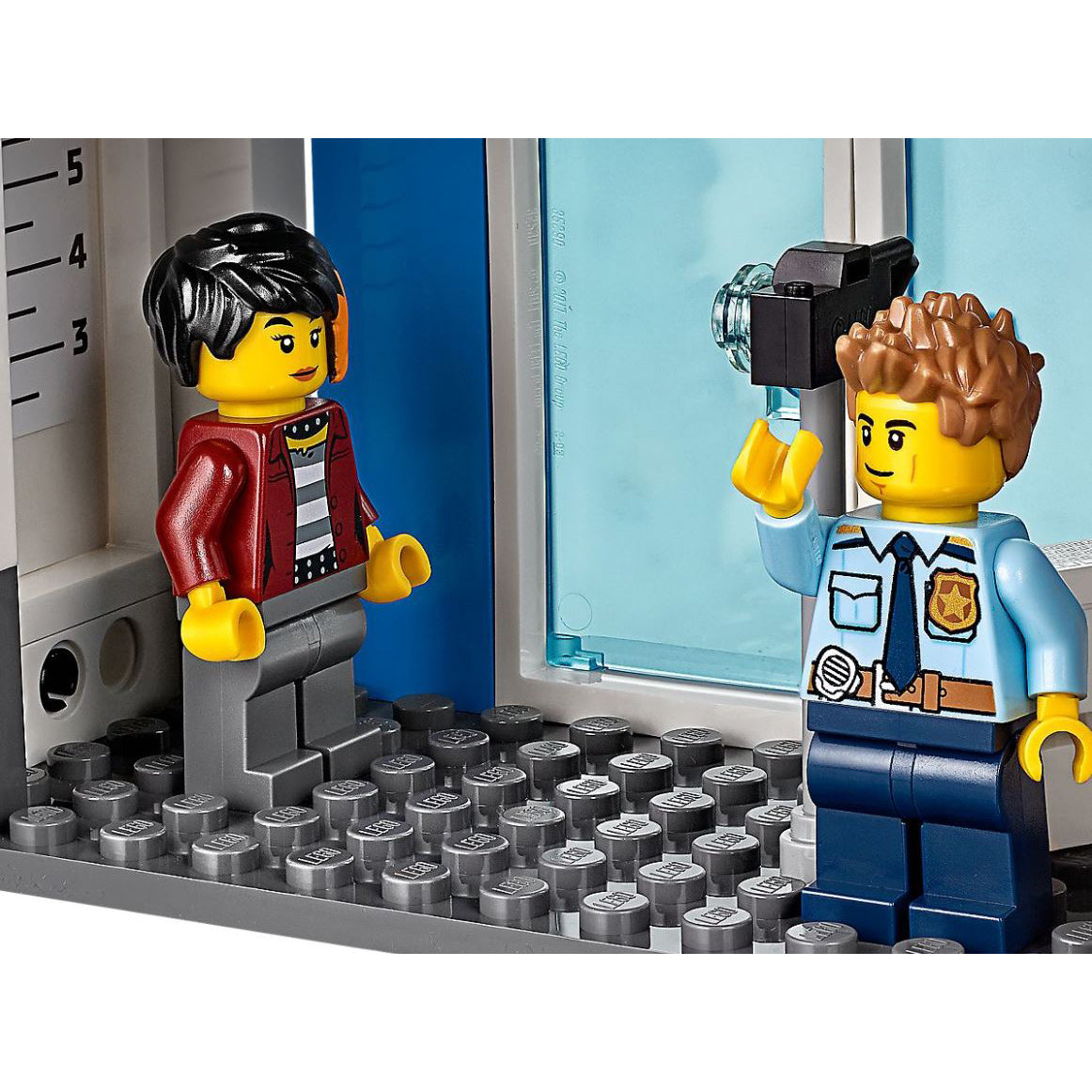LEGO City 60246 Toy Police Station Block Building Set Playset with 7 Minifigures