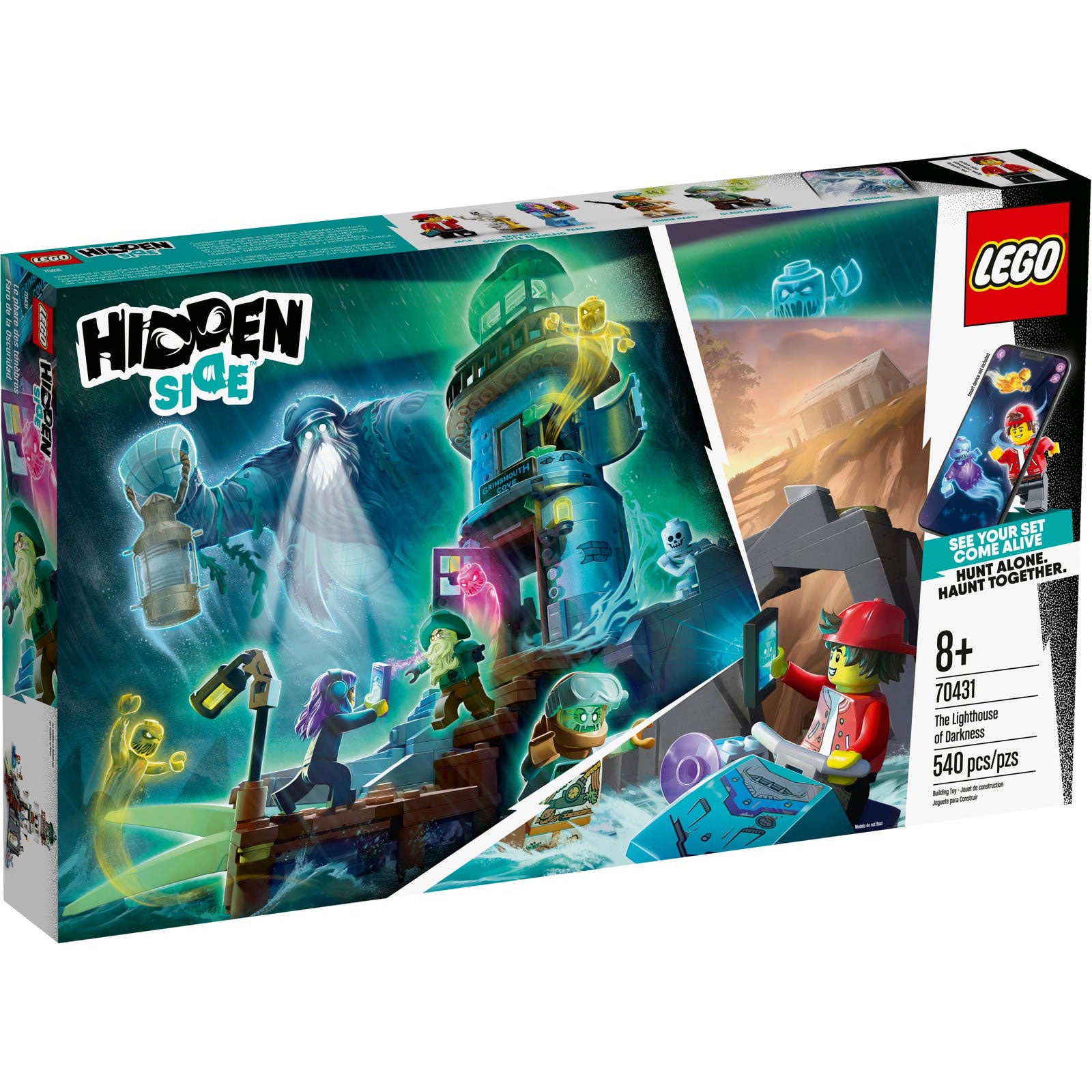 LEGO 70431 Hidden Side Lighthouse of Darkness 540 Piece AR Block Building Set