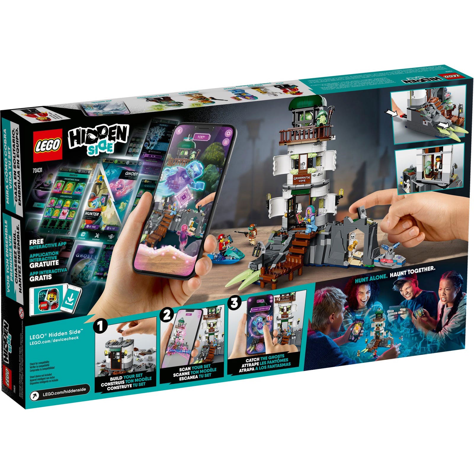 LEGO 70431 Hidden Side Lighthouse of Darkness 540 Piece AR Block Building Set