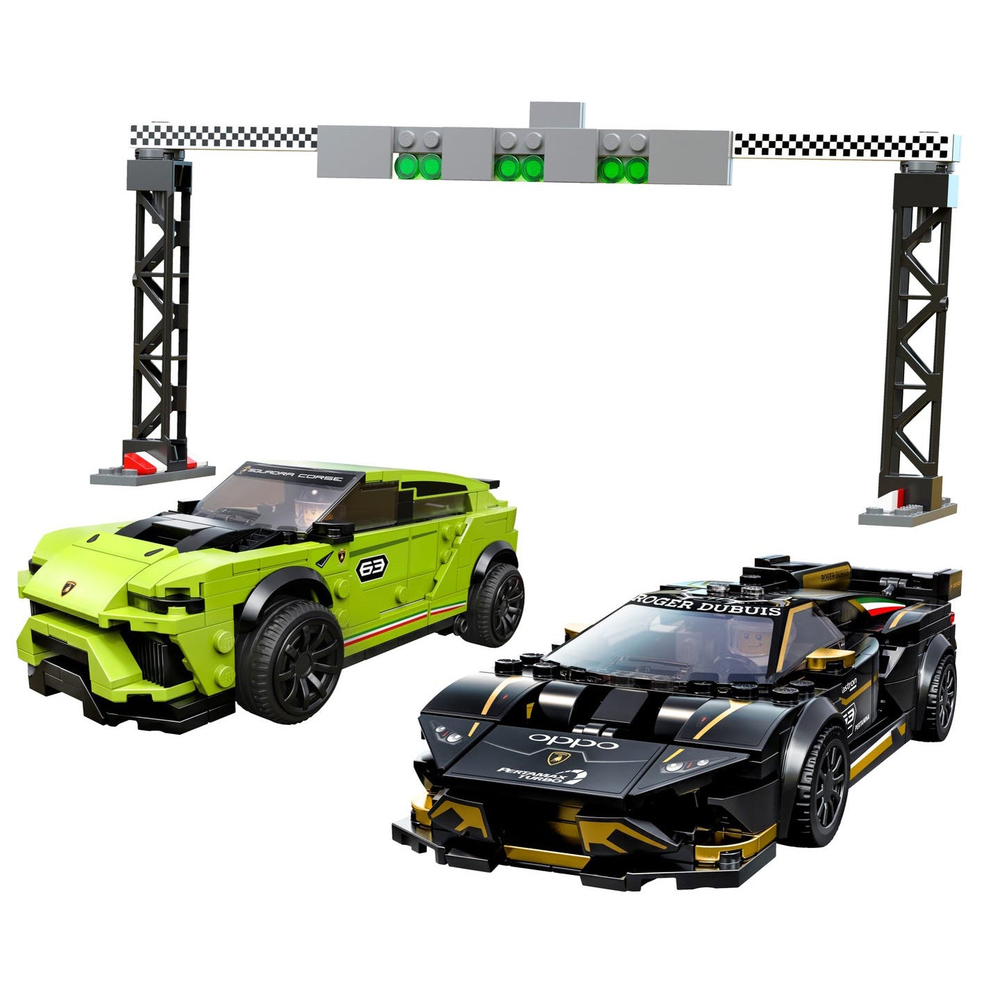 LEGO 76899 Speed Champions Lamborghini Replica Model Race Car Block Building Set