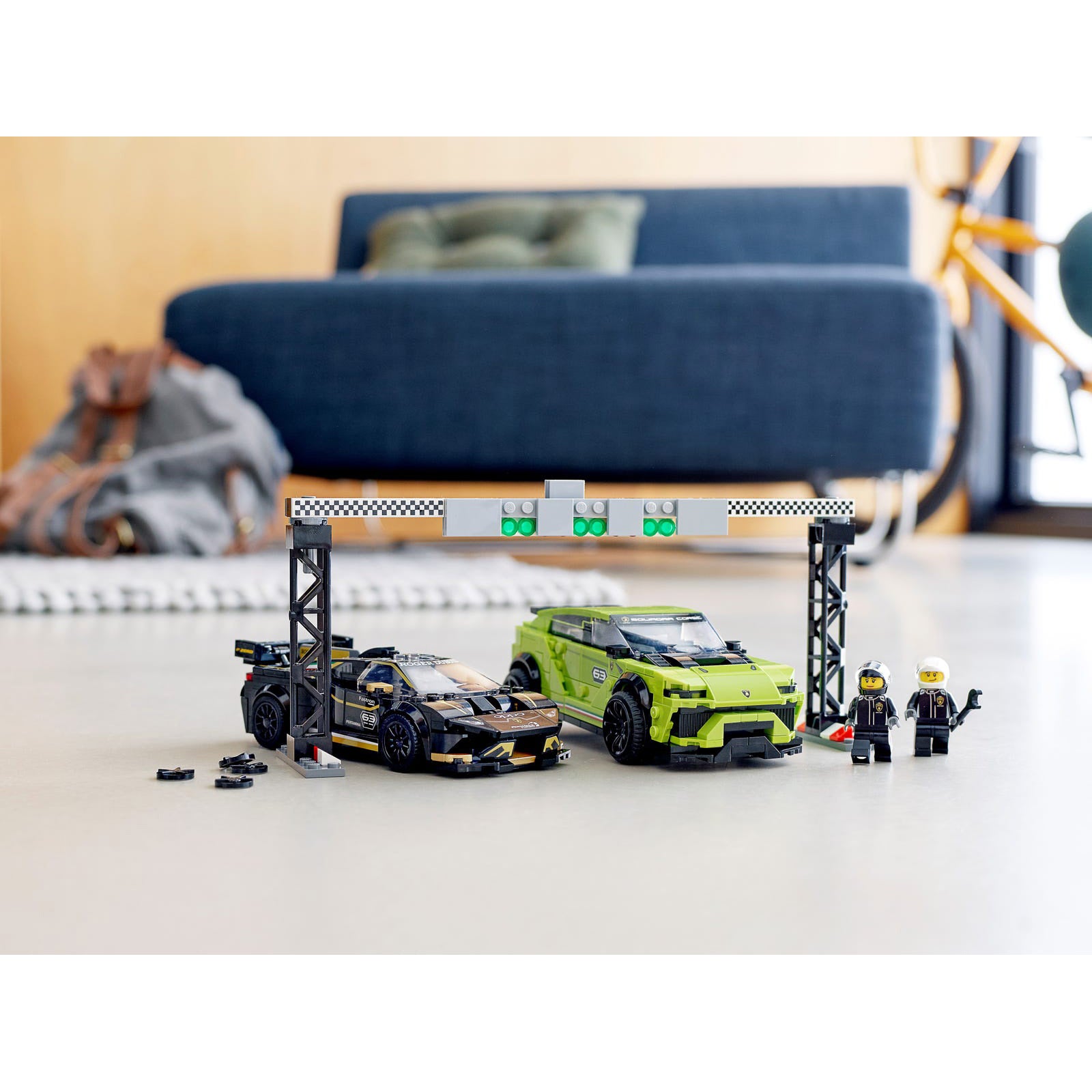 LEGO 76899 Speed Champions Lamborghini Replica Model Race Car Block Building Set