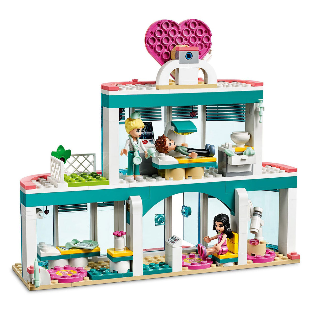 LEGO Friends 41394 Heartlake City Hospital Block Playset & 3 Figures (379 Piece)