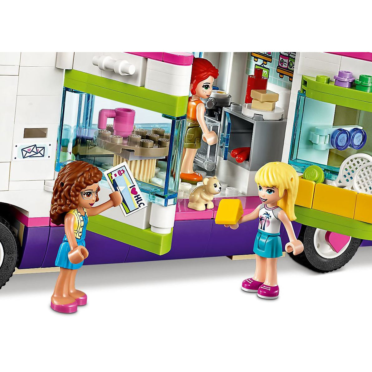 LEGO Friends 41395 Friendship Bus 778 Piece Block Building Set with 3 Characters