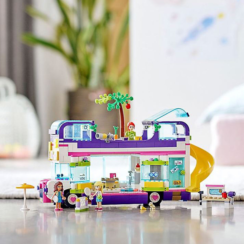 LEGO Friends 41395 Friendship Bus 778 Piece Block Building Set with 3 Characters