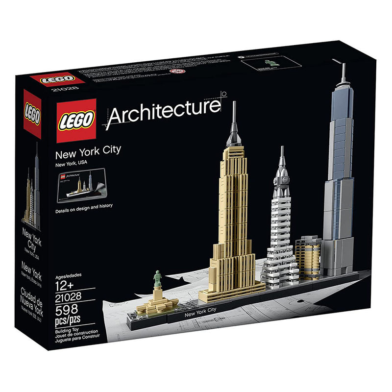 LEGO Architecture Skyline Collection New York City 598 Pc Block Set (Open Box)