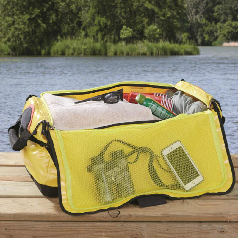 Guide Gear Nylon Duffle Dry Bag for Boating and Camping, Extra Large, Yellow