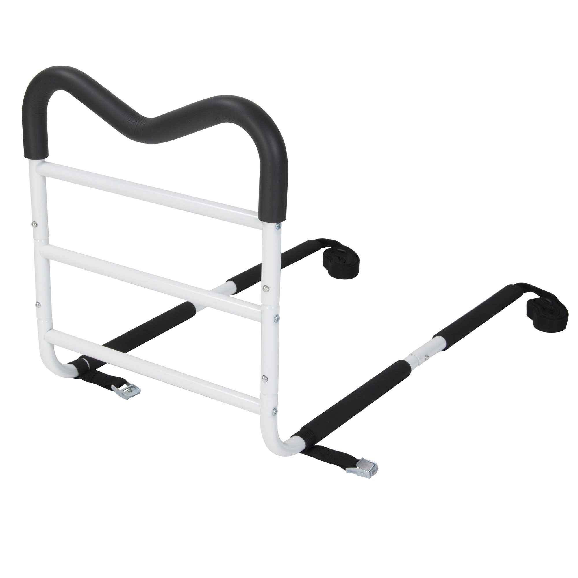 Bios Medical Adjustable M Shaped One Size Fits All Safety Bed Handrail, White