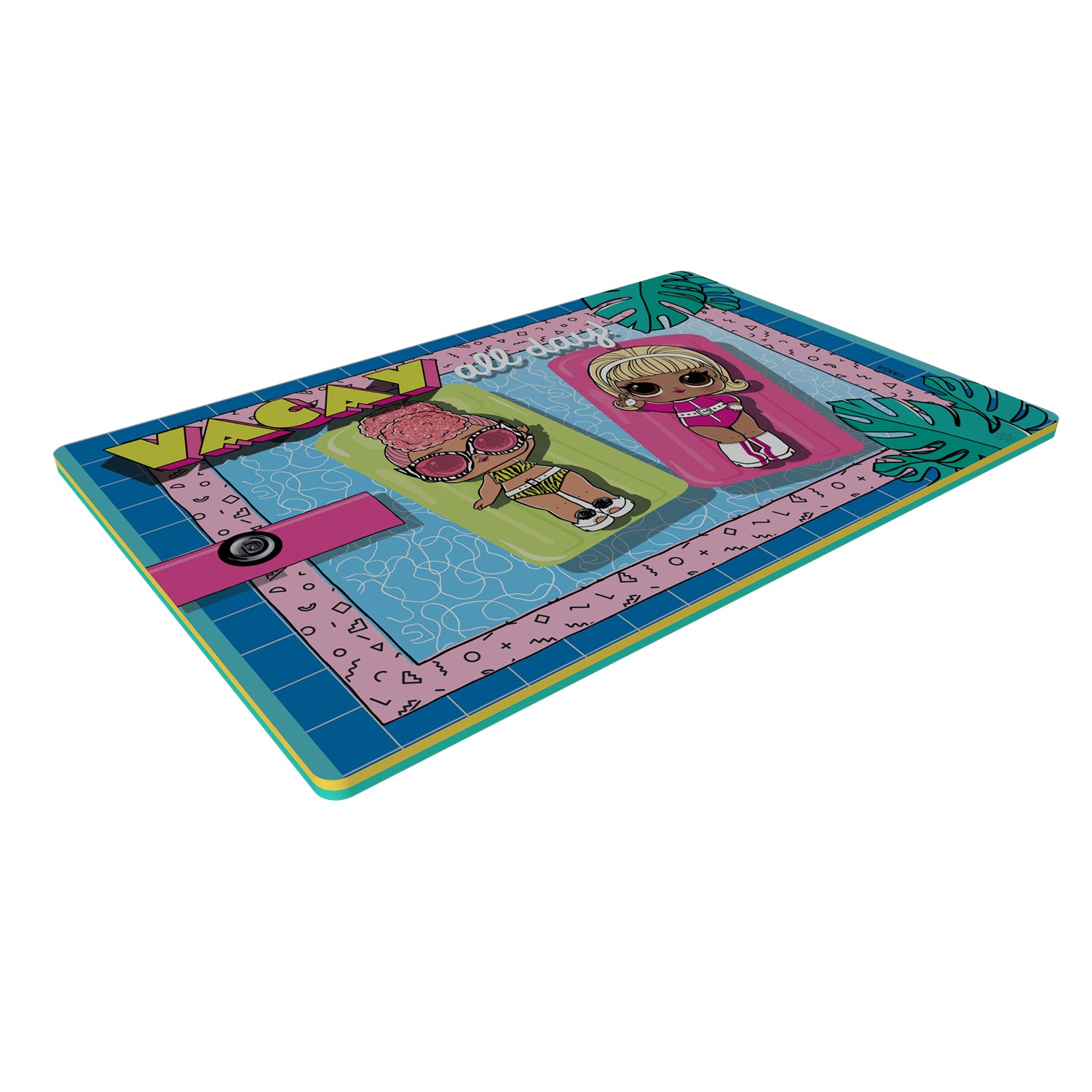 Novation iQ Mini Floating Oasis 6 x 4 Water Mat, Vacay All Day (Open Box) - VMInnovations