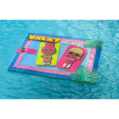 Novation iQ Mini Floating Oasis 6 x 4 Water Mat, Vacay All Day (Open Box)