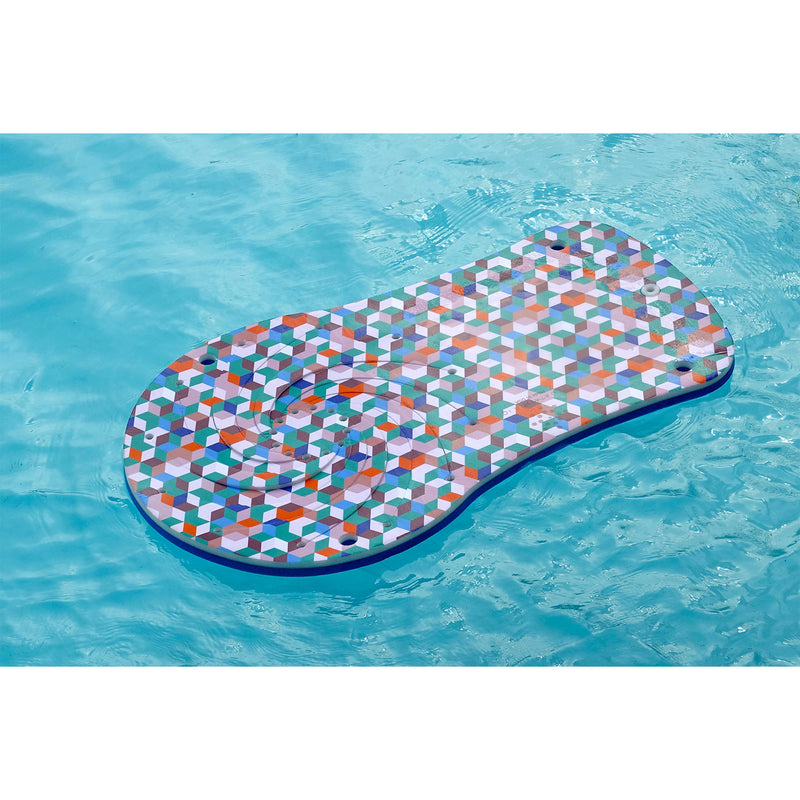 Floatation iQ Floating Foam Swimming Pool Lounge Chair, For 1 Youth or Adult