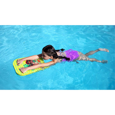 Floatation iQ Pool Swim Training Foam Exercise Kickboard, Vacay All Day Print