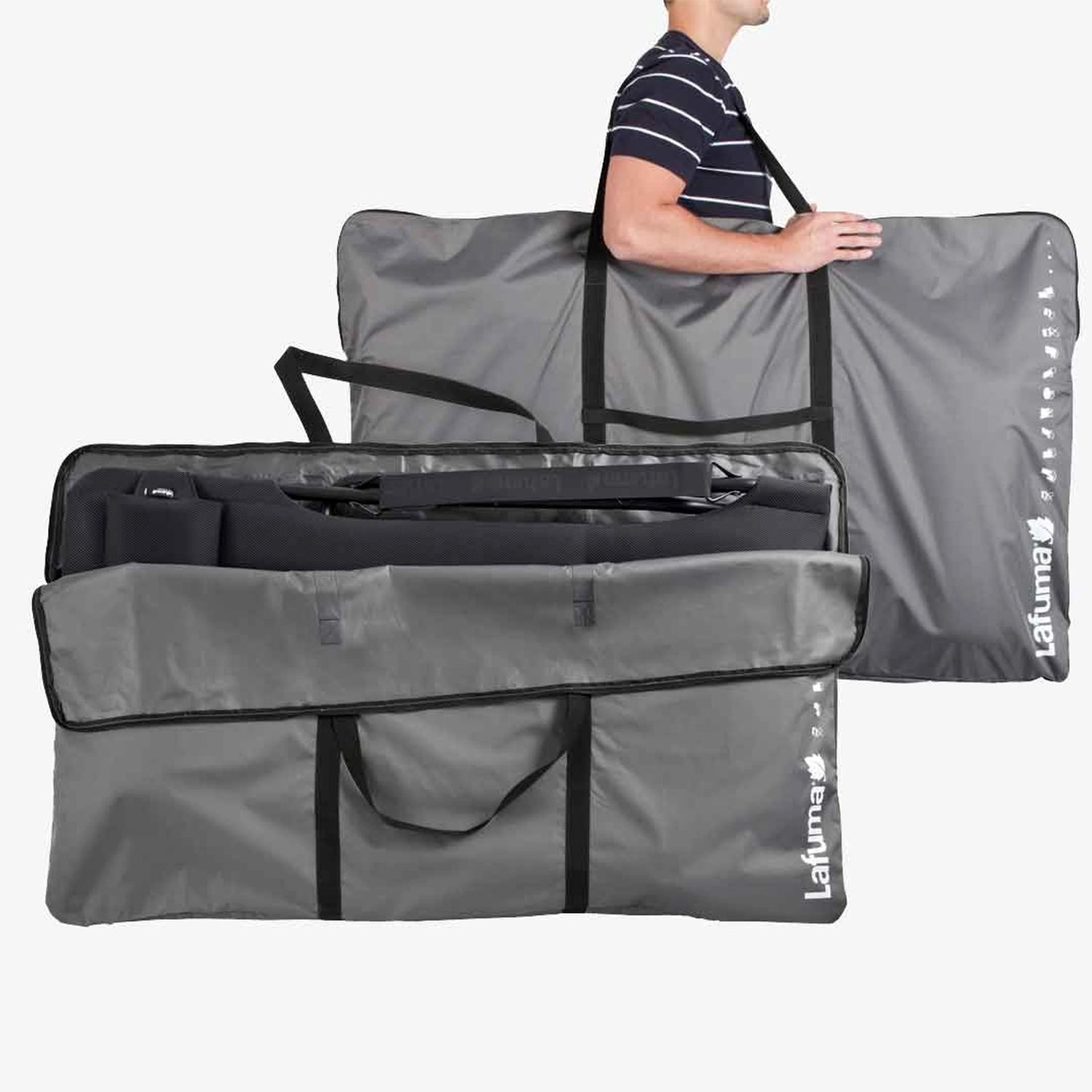Lafuma Maxi Transit XL Portable Camping Chair Transabed Travel Cover (Used) - VMInnovations