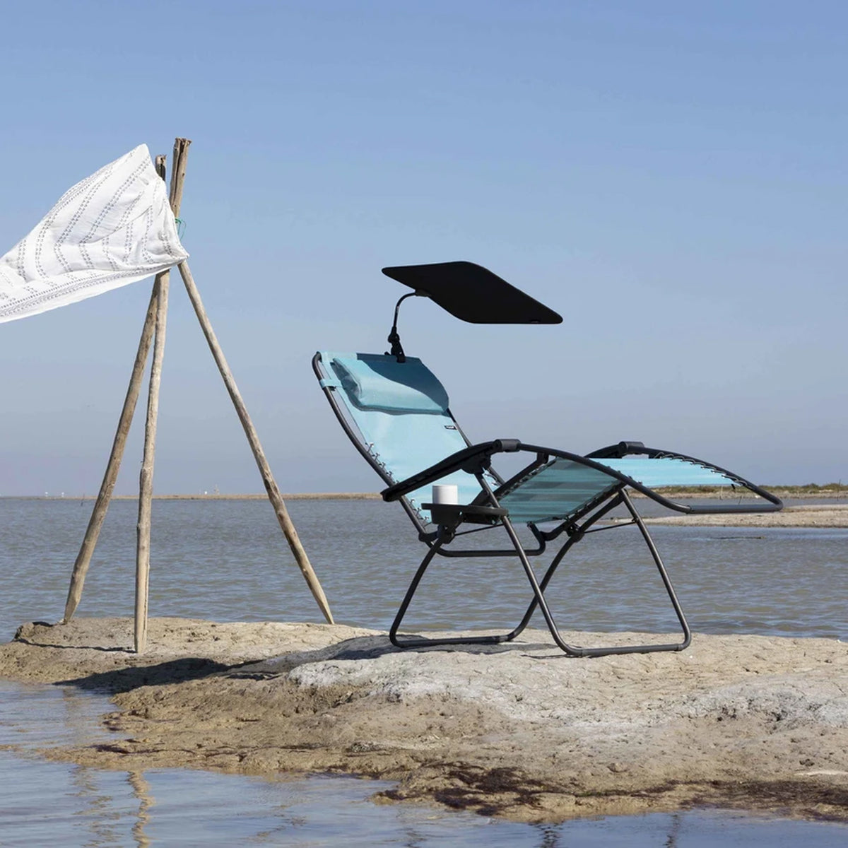 Lafuma Zero Gravity Camping Chair Sun Shade Attachment Accessory Noir (Open Box) - VMInnovations