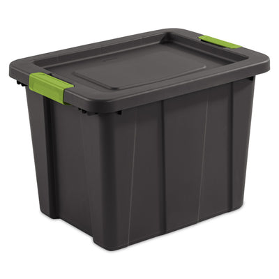 Sterilite Tuff1 18 Gallon Plastic Storage Container with Latching Lid, (24 Pack)