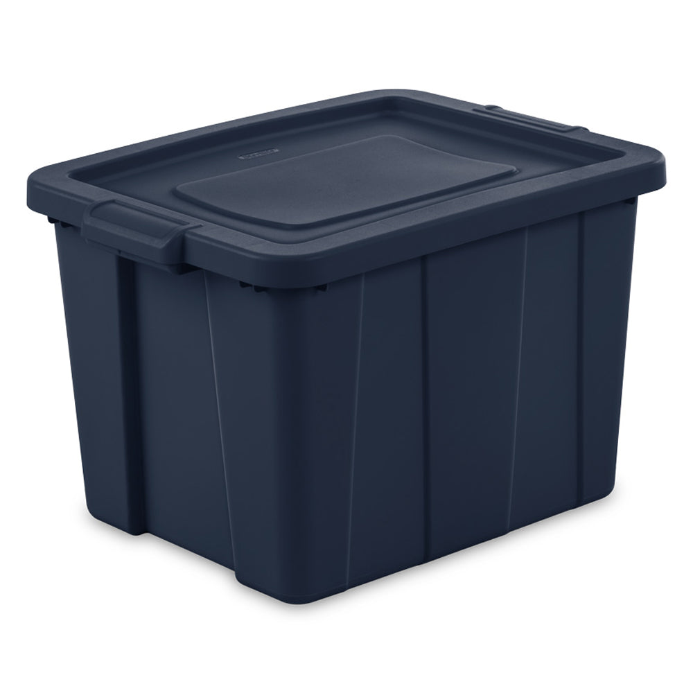 Sterilite Tuff1 18 Gallon Plastic Storage Tote Container Bin w/ Lid (6 Pack) - VMInnovations