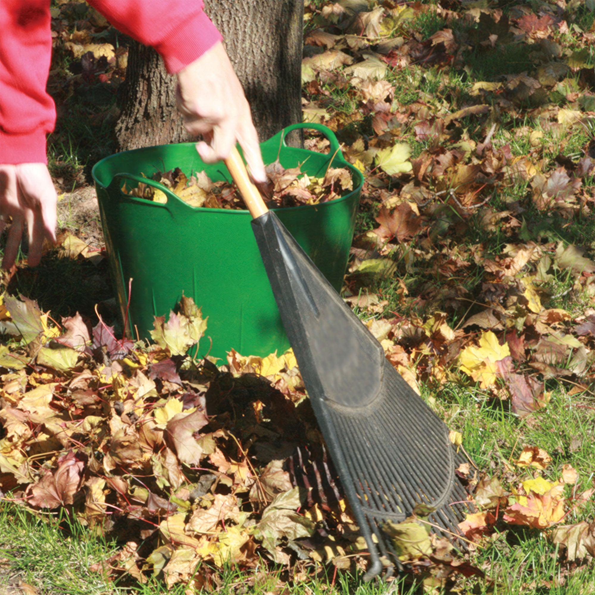 Little Giant 11 Gallon Heavy Duty Farm Bucket Poly/Rubber Flex Tub with Handles - VMInnovations