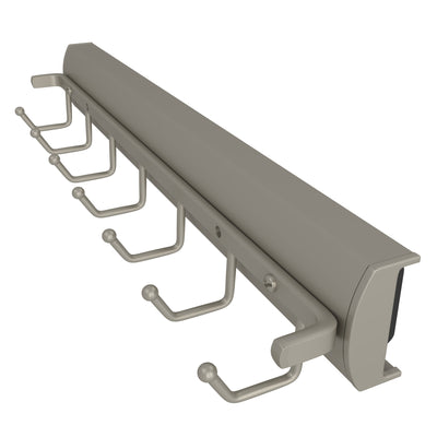 Rev-A-Shelf Sidelines CSWBRSL-14-SN-1 14 Inch Swivel Belt Rack, Satin Nickel