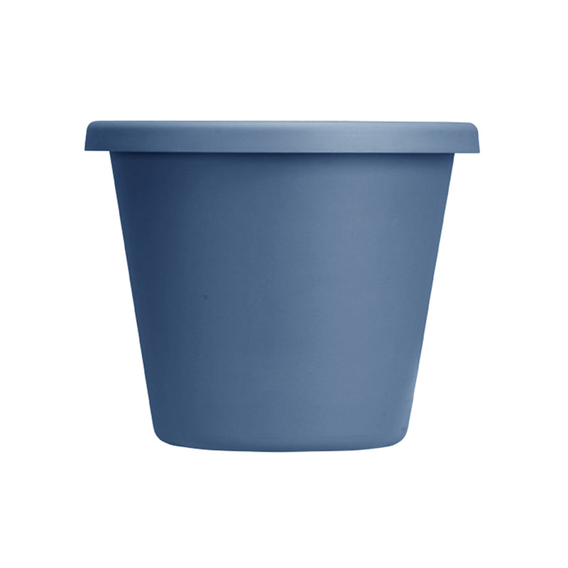 The HC Companies 24 Inch Classic Flower Pot Planter, Slate Blue (Open Box)