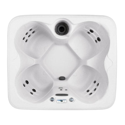 Lifesmart Spas 4 Person Jetted Plug & Play Hot Tub Spa (For Parts)