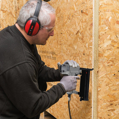 Master Mechanic 3 In 1 Nailer/Stapler with 18-GA Nails, 16-GA Brads & Staples - VMInnovations
