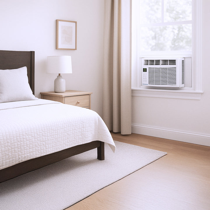 Cool-Living 6,000 BTU Window Mount Room Air Conditioner with Installation Kit