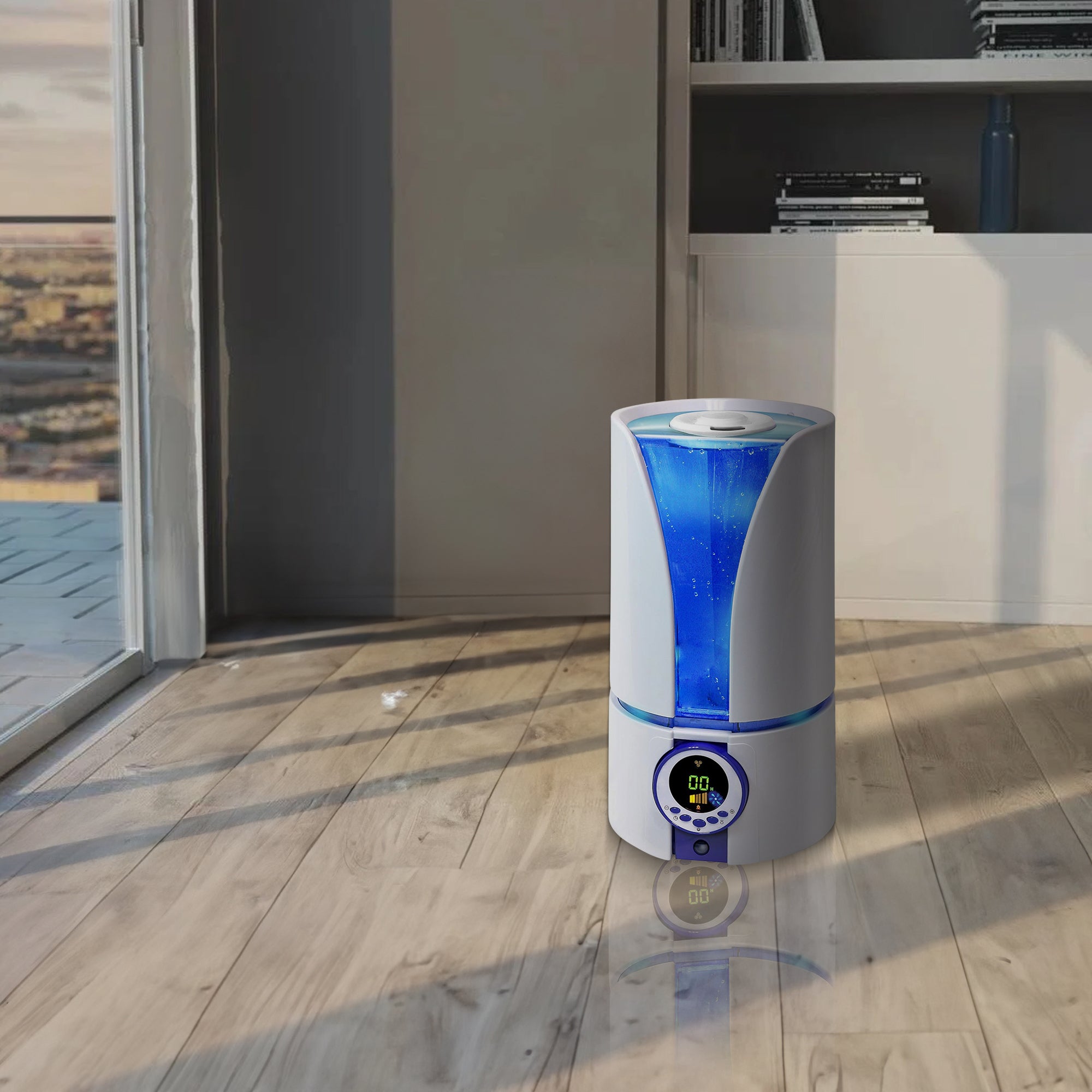 Comfort Zone 2 Pack Ultrasonic Filter Free Humidifier with Digital Controls - VMInnovations