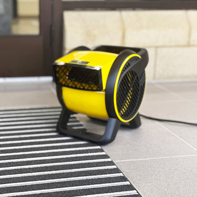 Stanley 3 Speed Pivoting Durable Utility Blower Fan with Outlet (Open Box) - VMInnovations