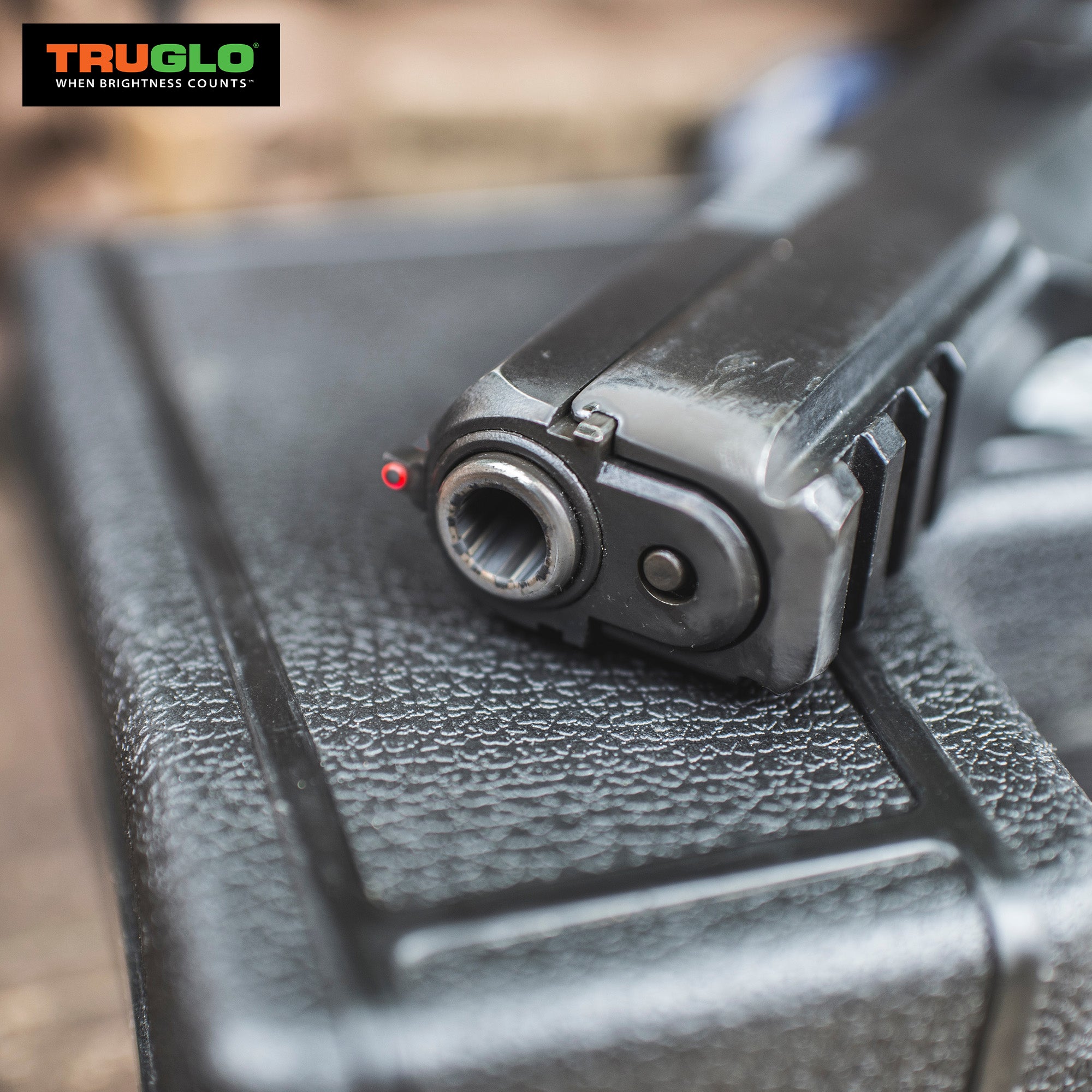 TruGlo Tritium Pro Glow in the Dark Pistol Sight w/ Orange Ring, CZ 75(Open Box) - VMInnovations