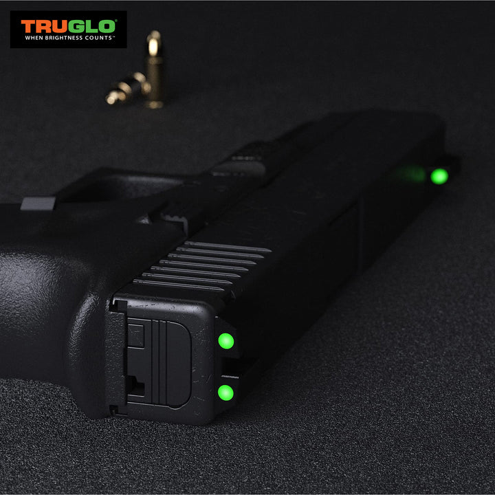 TruGlo Tritium Pro Glow in the Dark Handgun Glock Night Sight for Glock Pistols - VMInnovations