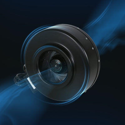 Hurricane Commercial Inline Wall Mount Fan for HVAC & Ventilation Uses(Open Box) - VMInnovations