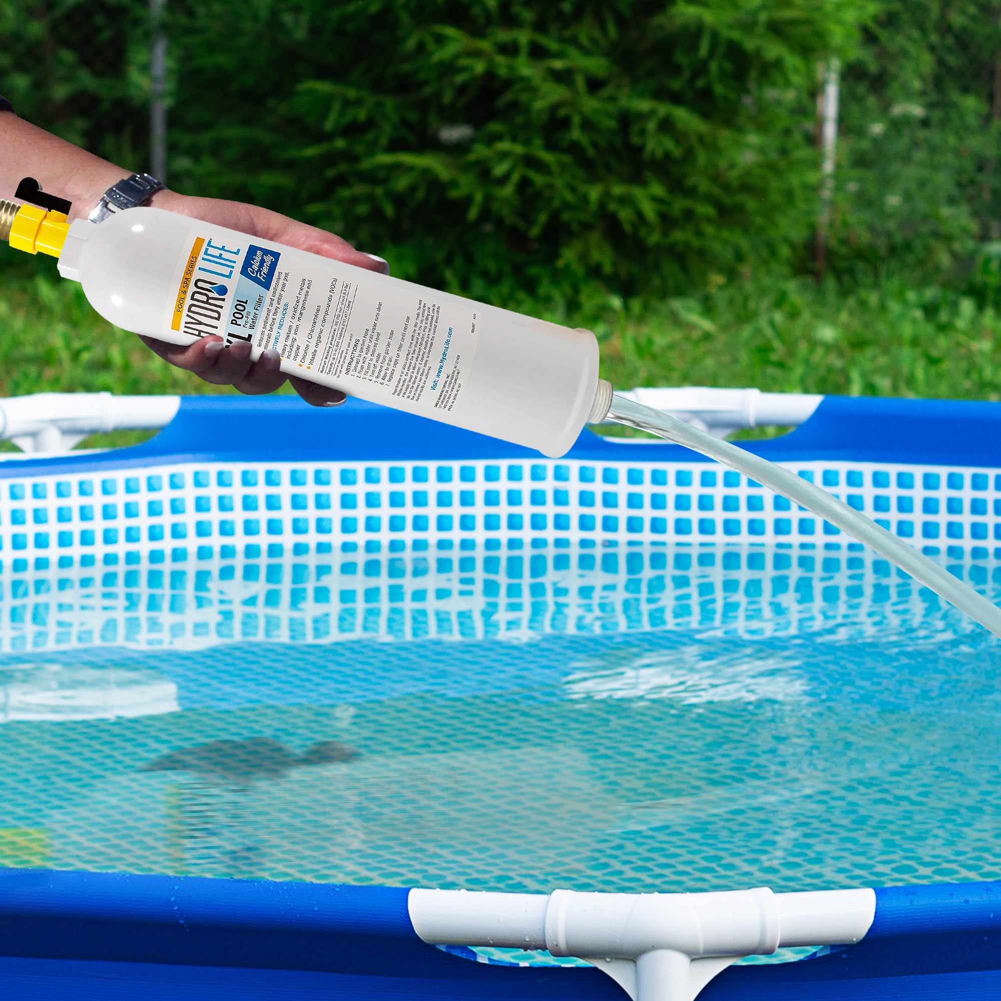 Camco Hydro Life Pool and Spa Filter with Shutoff Valve and Pre Filters Stain - VMInnovations