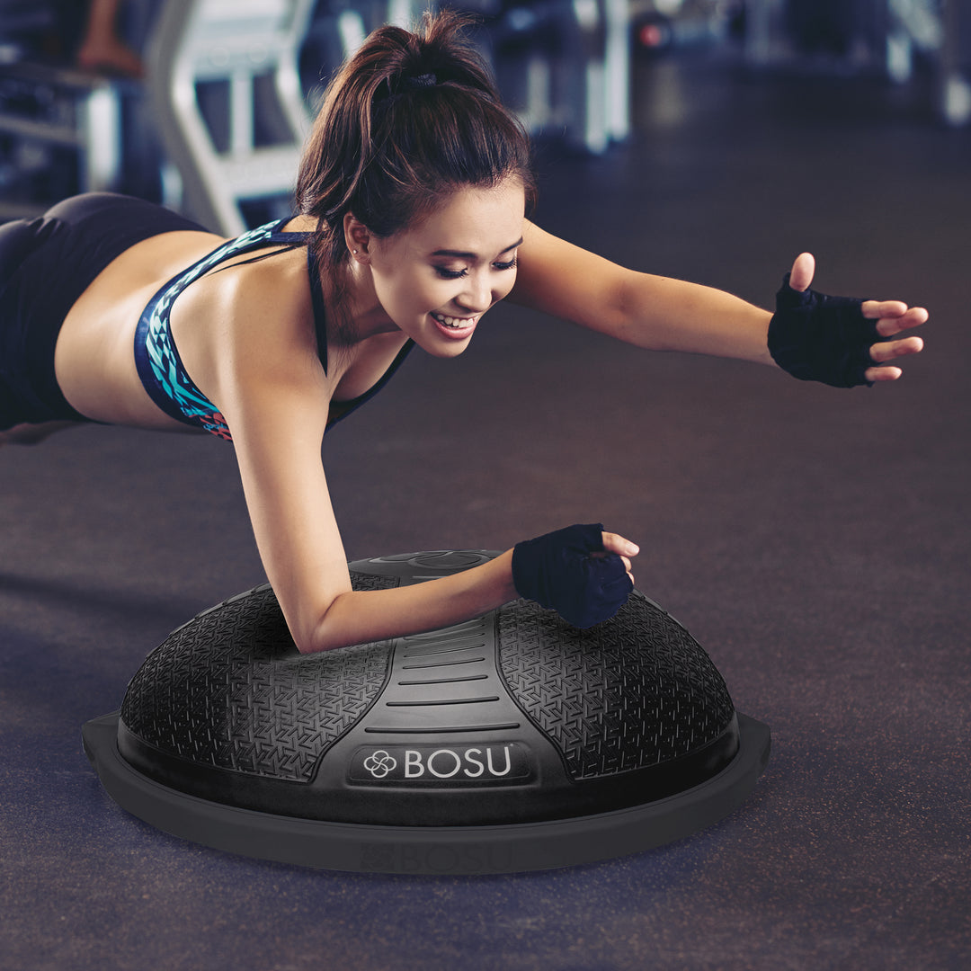 Bosu NexGen 300lb Capacity 26" Diameter Home Gym Balance Trainer, Blk (Open Box) - VMInnovations