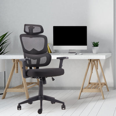 JOMEED Mesh Swivel Chair w/Adjustable Height for Home & Office (Open Box)