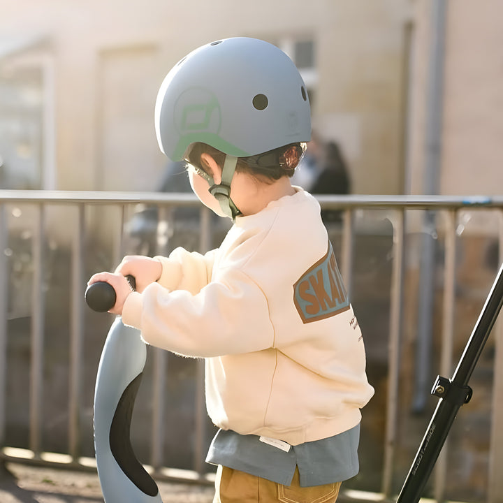 Scoot & Ride Toddler Kids Bike and Scooter Helmet with LED Light, XXS (Open Box)