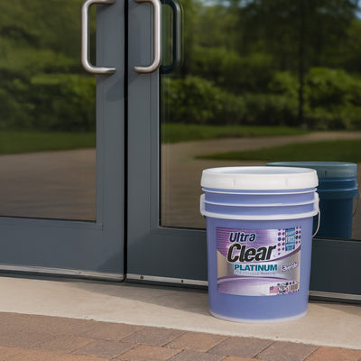 Ultra Clear Platinum Glass Cleaner, Streak-Free Shine, Lavender Fresh, 5 Gallons - VMInnovations