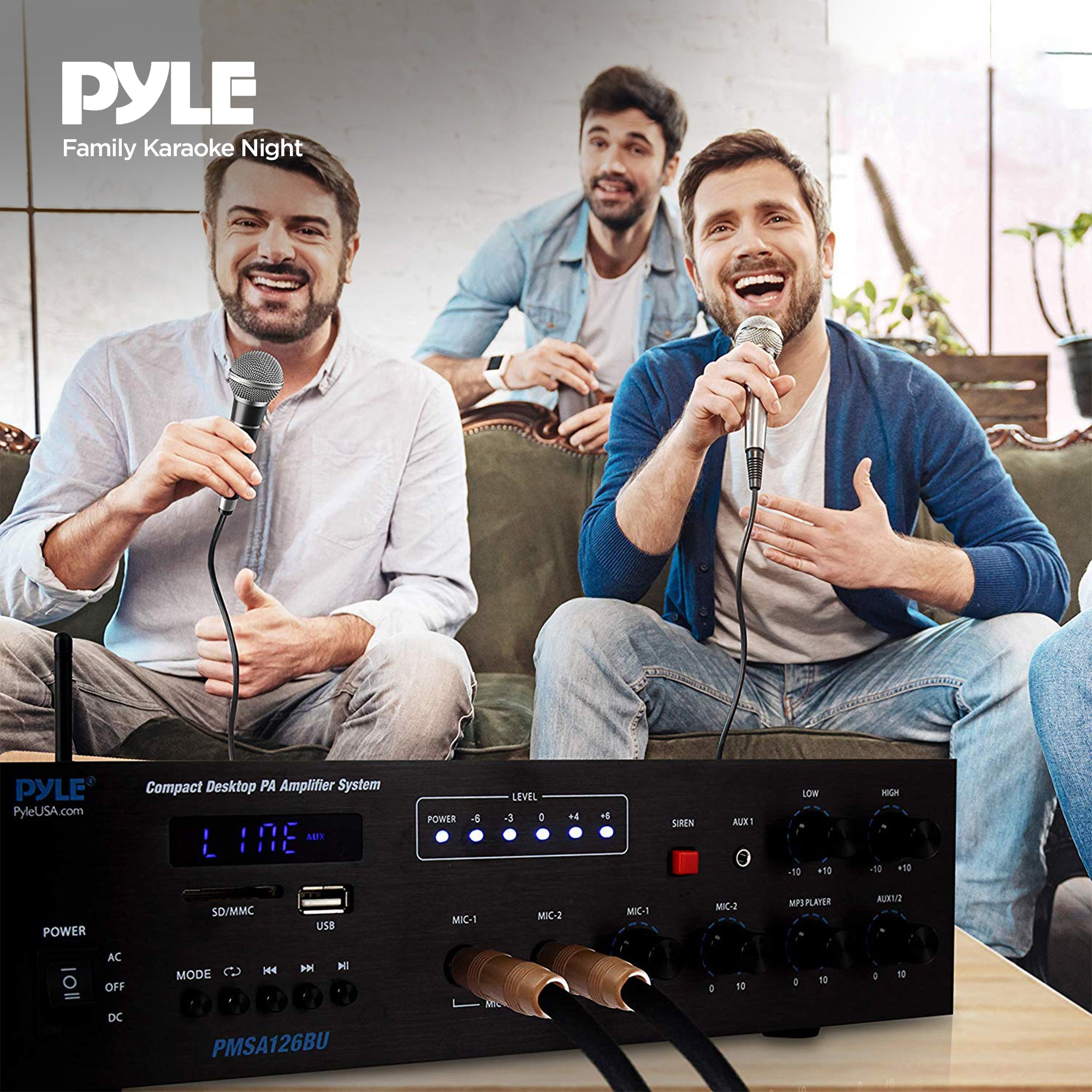 Pyle Bluetooth Compact Speaker & Microphone Receiver Amplifier (For Parts) - VMInnovations