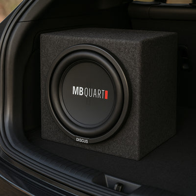 MB Quart DS1-254 200 Watt 4 Ohm 10 Inch Shallow Slim Subwoofer for Vehicles - VMInnovations