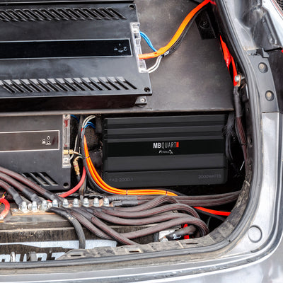 MB Quart Formula 2,000 Watt Mono Car Audio Mobile Amplifier, FA2-2000.1, Black - VMInnovations