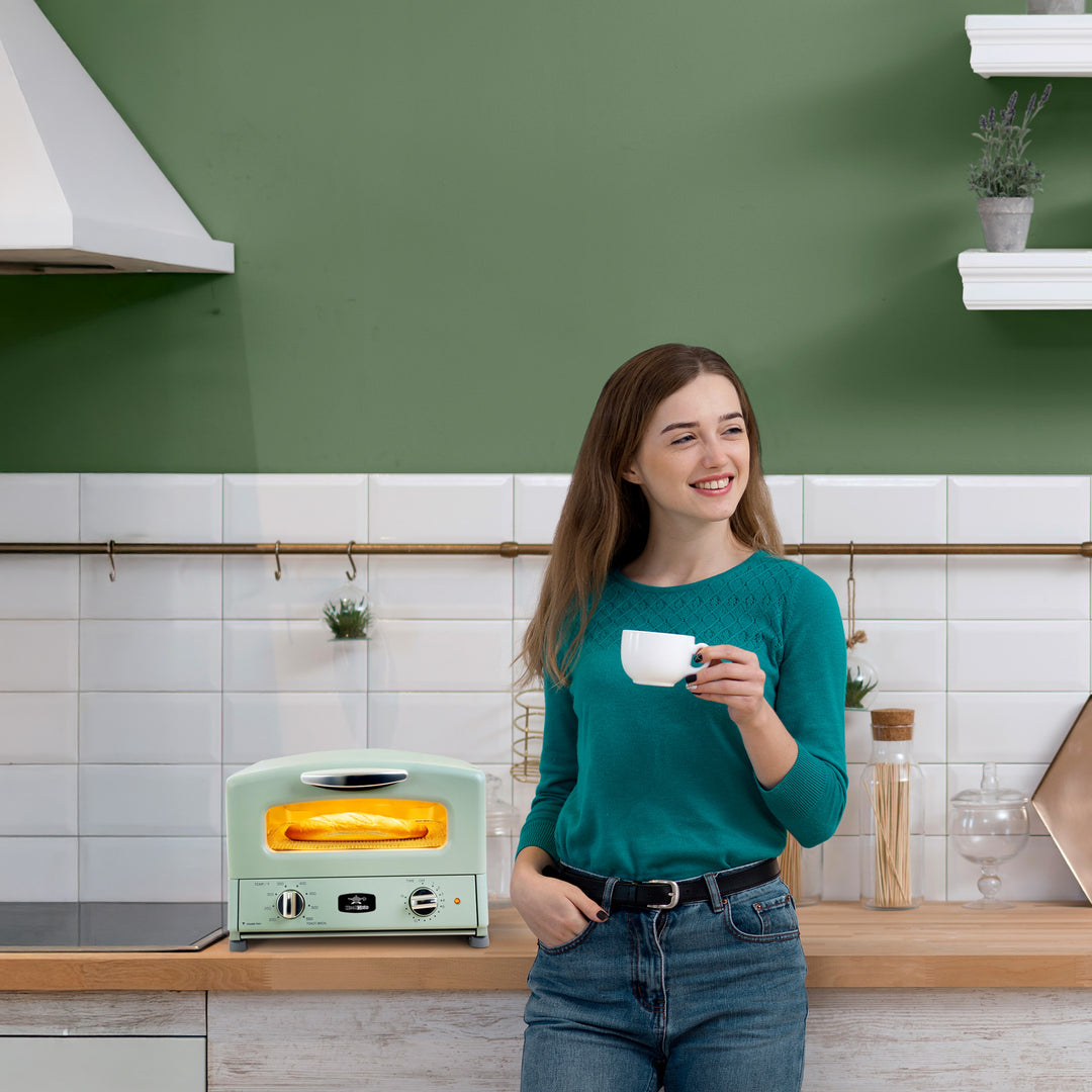 HeatMate Countertop Toaster Oven w/Graphite Technology & Accessories (Open Box) - VMInnovations