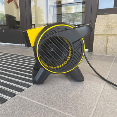 Stanley 3 Speed Pivoting Durable Utility Blower Fan with Outlet (Open Box) - VMInnovations