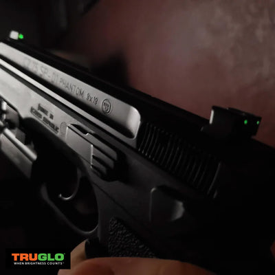 TruGlo Tritium Pro Glow in the Dark Handgun Pistol Sight Accessories for CZ 75