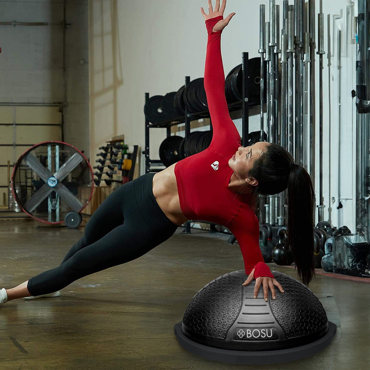 Bosu NexGen 300lb Capacity 26" Diameter Home Gym Balance Trainer, Blk (Open Box) - VMInnovations