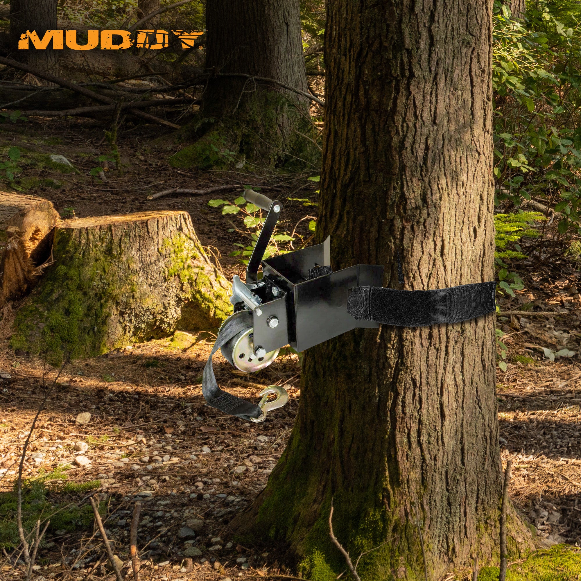 Muddy MIT-LS02 Tree Ladderstand Hoist Kit with 25 Foot Winch Strap (For Parts) - VMInnovations