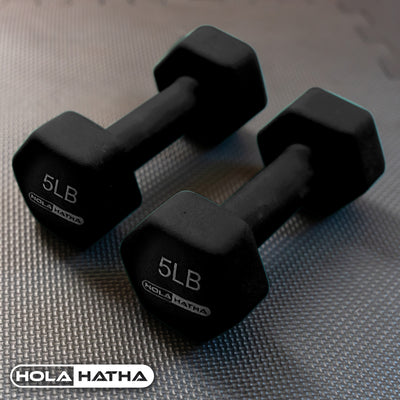 Dumbbell Weight Set w/ 3, 5 & 8 LB Hand Weights & Storage Rack, Multi (Used) - VMInnovations