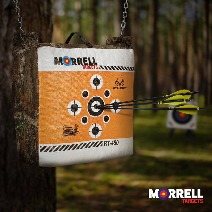 Morrell Targets 2-Sided Archery Bag Target, E-Z Carrying Handle, Edge Camouflage