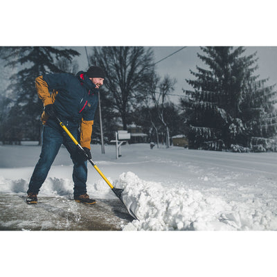 THE SNOWPLOW The Original 36 Inch Wide Poly Blade Snow Pusher Shovel with Handle - VMInnovations