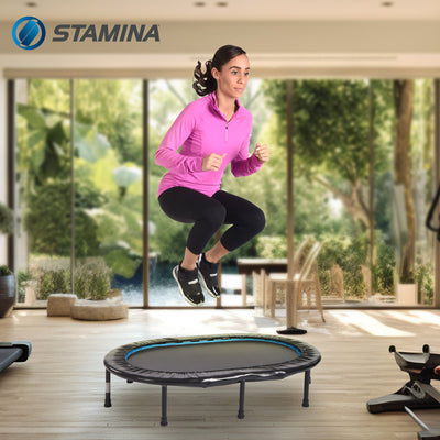 Stamina Indoor Lightweight Rebound Oval Fitness Exercise Trampoline (Used) - VMInnovations